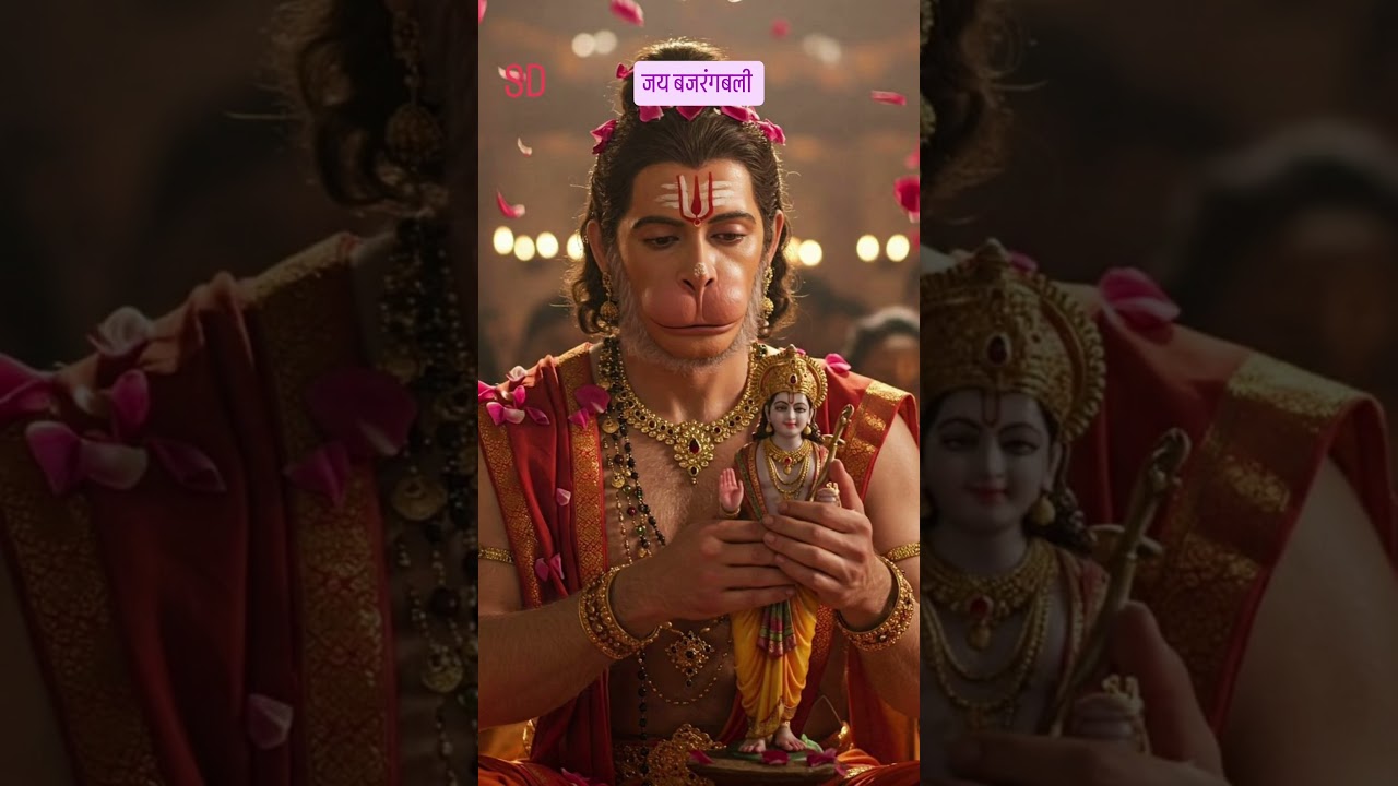 ❤बोलो जय श्री राम, जय बजरंगबली🙏#jai shiriram#bajrangbali #hanuman #viralshorts #shortsfeed #hindu