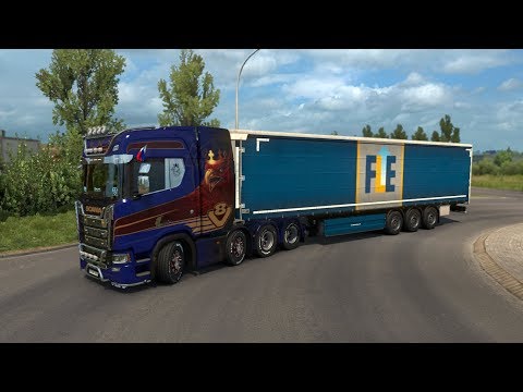 Strasbourg to Lyon - Euro Truck Simulator 2 - Scania S730 8x4