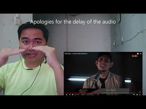 REACTION: KHAI BAHAR - AIRMATA (AKUSTIKASURIA)
