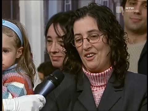 D. Amélia Leal Meireles na Praça da Alegria