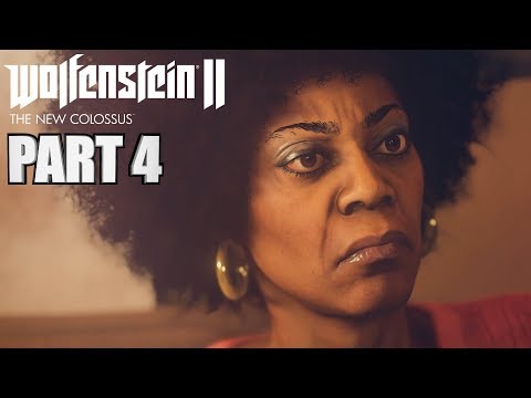 Wolfenstein 2 The New Colossus Walkthrough Part 4 - Xbox One Gameplay