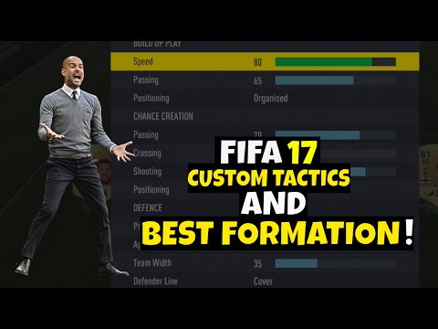 FIFA 17 ULTIMATE TEAM! THE BEST CUSTOM TACTICS AND PLAYER INSTRUCTIONS IMO! BEST FORMATION!