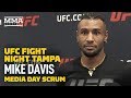 Mike Davis Explains Why He Was Willing To Step Up on Four Days Notice to Fight at UFC Tampa