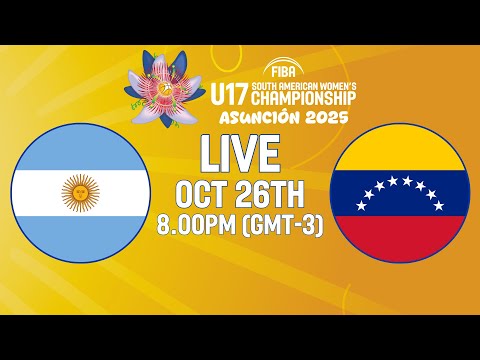 FINAL | Argentina v Venezuela | Full Basketball Game | FIBA U17 South American Women's Champ. 2025