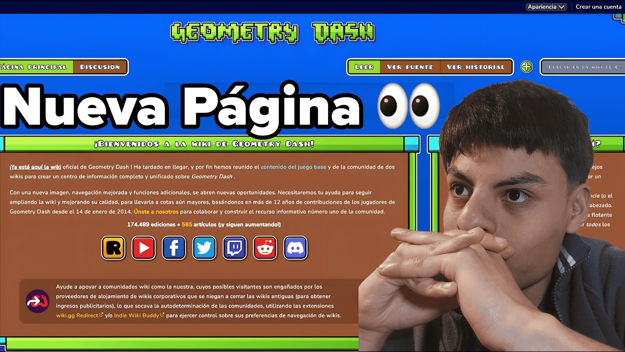 REVISANDO Y EXPLORANDO LA NUEVA PAGINA DE GEOMETRY DASH