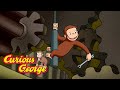 George Fixes The Big Clock Curious George Kids Cartoon Kids Movies