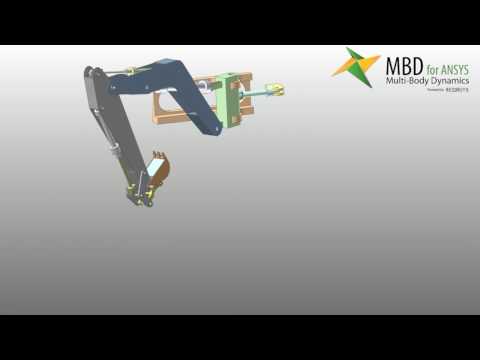 MBD for ANSYS Solutions - Excavator