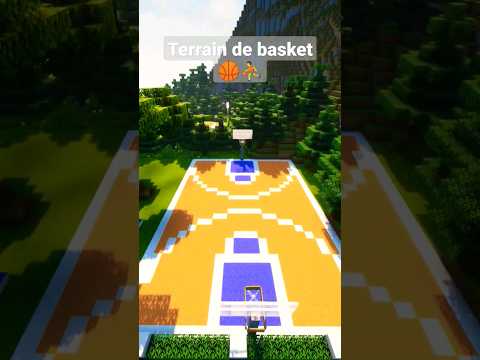 Rush 2K - Minecraft Terrain de Basket ⛹️🏀 #minecraft #shortvideo #shorts #short