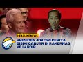 Presiden Jokowi Cerita Bisiki Ganjar Di Rakernas Ke IV PDIP Ini Isinya