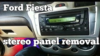 How to remove Ford Fiesta stereo panel...#jinoaugustin #stereopannel #malayalam