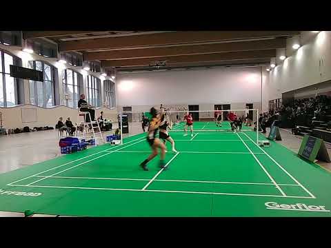 Interclub Badminton TOP 12 - J8 - MDMSA vs AUCB - Double Mixte 1