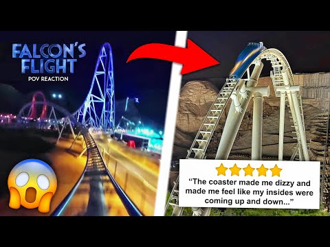 This CRAZY Record Breaking Rollercoaster is OPEN!! First Reviews & POV Reaction!
