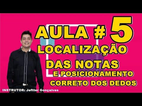 Aula de teclado 05 - Localização das Notas  / Posicionamento correto dos Dedos