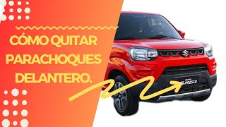 Cómo quitar parachoques delantero del Suzuki Spresso.