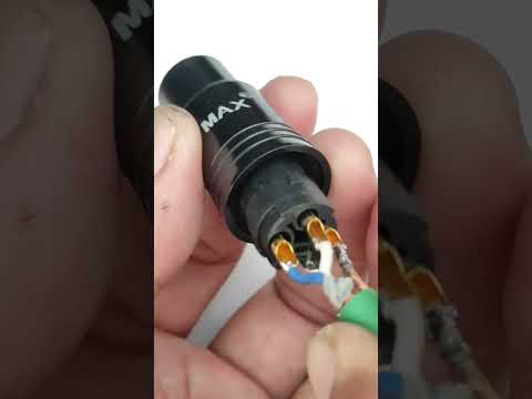 Cara nyambung Jack Mic Canon Female, XLR Female ke Akai mono #akai #canon #microphone