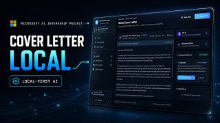 Microsoft AI Staj Projem: Cover Letter Local
