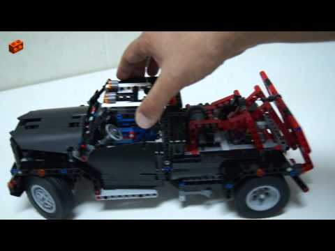 Vidéo LEGO Technic 9395 : Le pick-up dépanneuse