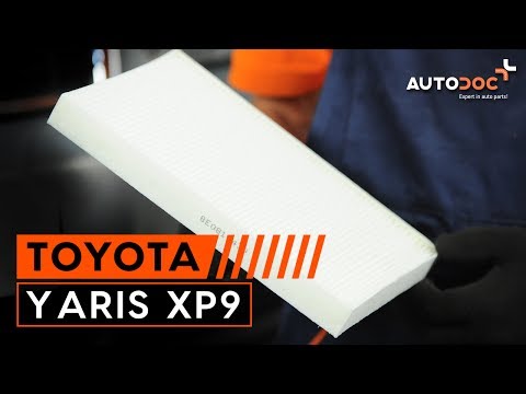 How to change pollen filter TOYOTA YARIS XP9 TUTORIAL | AUTODOC