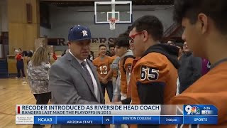 Recoder introduced as Riverside head football coach