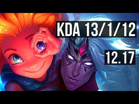 ZOE vs VARUS (MID) | 13/1/12, 67% winrate, Legendary | KR Grandmaster | 12.17