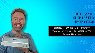 STOP Wasting Money on Labels! MUNBYN RW405B Printer Full Review & Setup