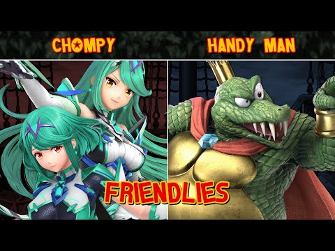 Friendlies: Chompy (Pyra/Mythra) vs. Handy Man (King K. Rool)