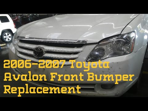 2005 - 2007 TOYOTA AVALON FRONT BUMPER REPLACEMENT TUTORIAL | 2005 2005 2006 2007 2008