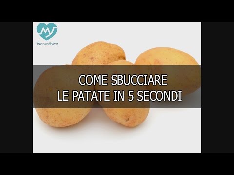 Sbucciare le Patate Lesse in 5 Secondi