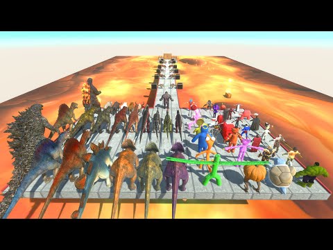 The Challenge Of Going Through Deadly Heads - Animal Revolt Battle Simulator