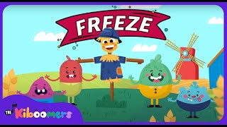 Fall Freeze Dance - The Kiboomers Preschool Movement Songs for Circle Time gameplay video by broskey7, 2:30 duration