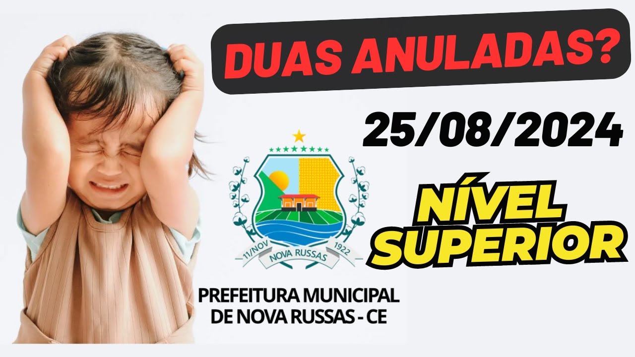 GABARITO PROVA DE MATEMÁTICA 25/08/2024 -  Concurso NOVA RUSSAS - NÍVEL SUPERIOR - BANCA CONSULPAM