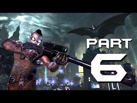 Batman: Arkham Asylum Walkthrough Part 6 - ANNOYING SNIPERS
