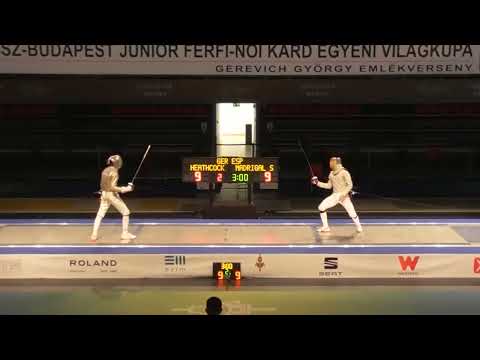 Budapest World Cup JMS 2022 - GOLD - Heathcock GER v Madrigal ESP