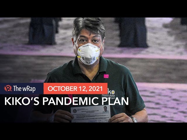 VP bet Pangilinan vows to fight hunger as part of pandemic plan
