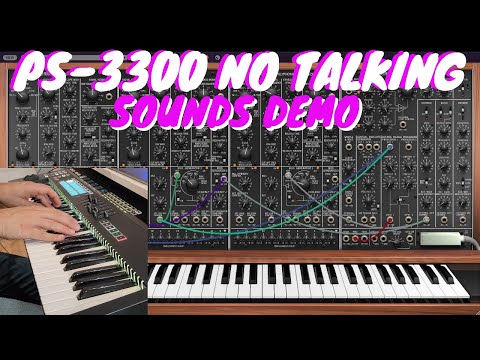 PS 3300 Synth Cherry Audio NO TALKING SOUNDS DEMO | @AGDugros