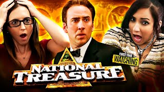 NATIONAL TREASURE is a Trove of Fun ! MOVIE REACTION | First Time Watching (2004) 😍 Nicolas Cage
