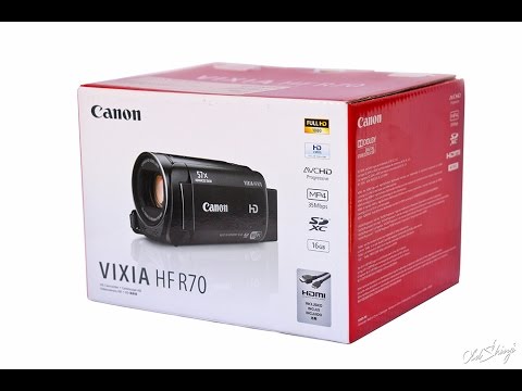 UnBoxing | Canon Vixia HF R70