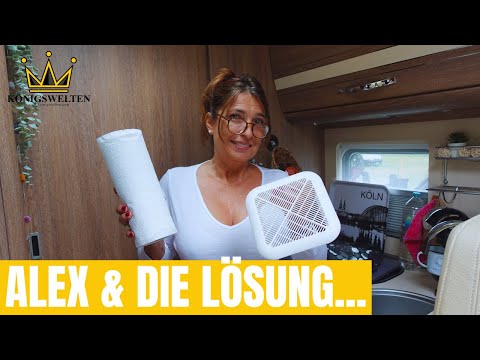 Help, she's done it again! | Forced ventilation in the camper van and the dirt
