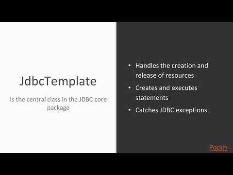 Spring 5 0 Core Training Overview Data Access in Spring Framework | packtpub com