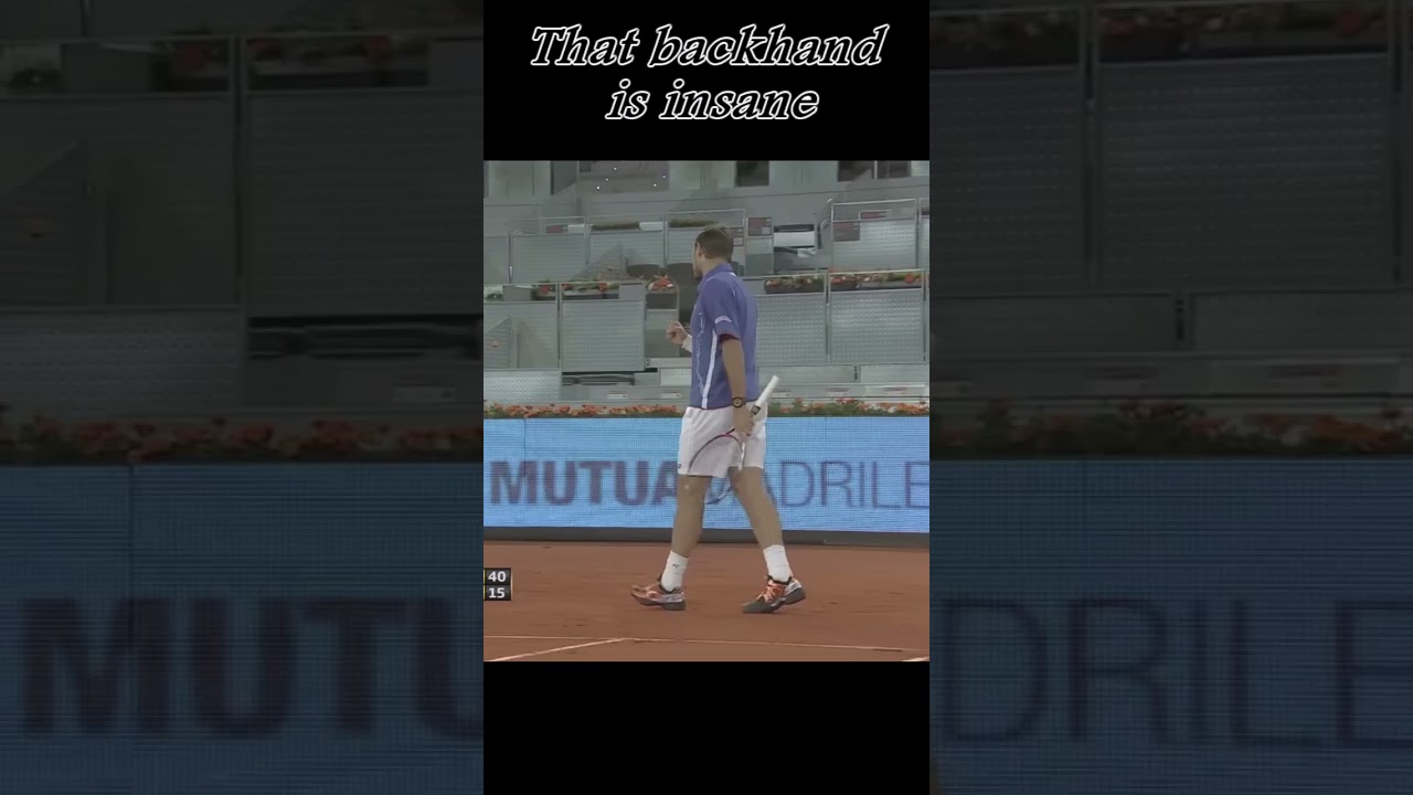 Wawrinka's backhand.