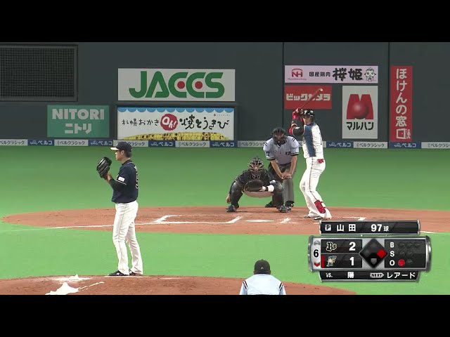 【6回裏】詰まりながらもライトへ!! ファイターズ・陽 今日2本目のヒット!! 2016/8/17 F-Bs