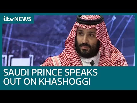Saudi crown prince says Jamal Khashoggi killing ‘a heinous crime' | ITV News