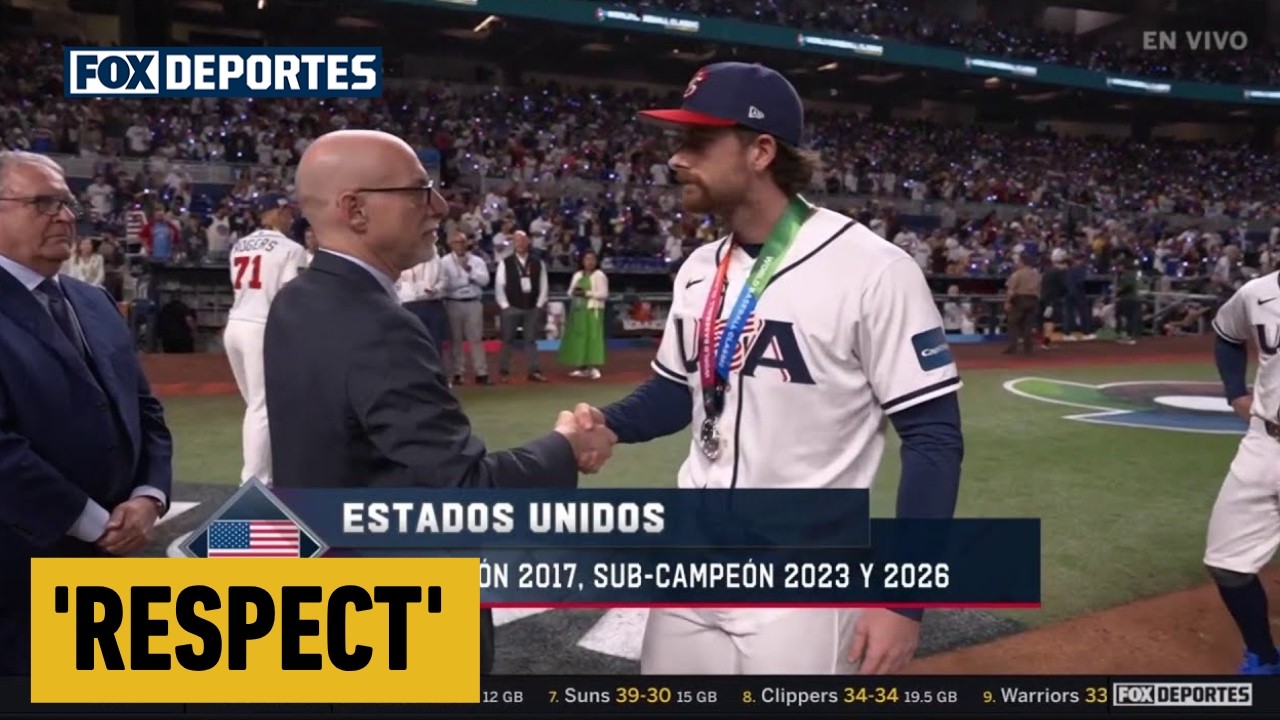 🇺🇸⚾🫡 USA recibe la medalla de plata tras caer ante VENEZUELA en la GRAN FINAL | WBC 2026