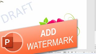 How to Add Watermark in PowerPoint