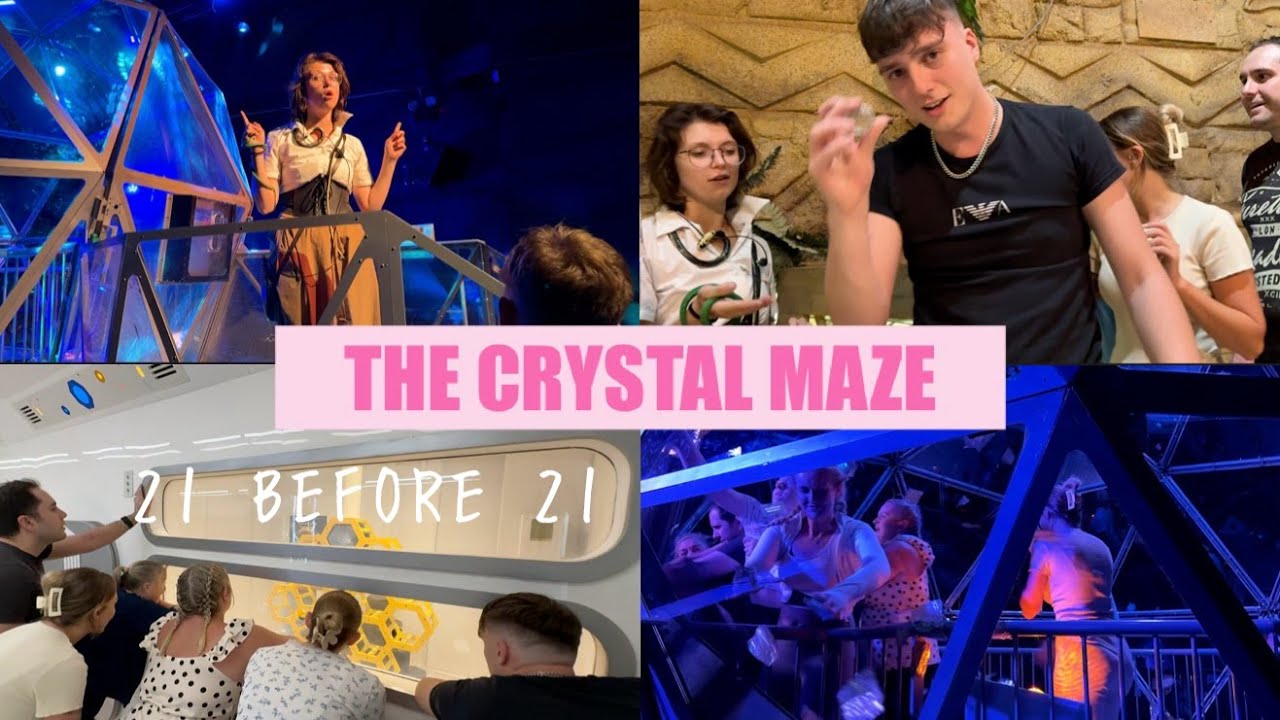 Explore the adventure at The Crystal Maze Live as a visitors.