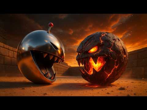 🌷🍎💛Pacman Vs 🤖🔥🧟‍♀️ Monsters