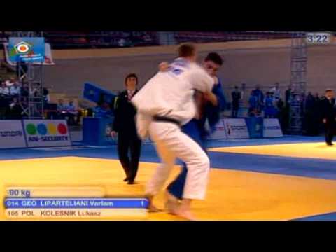 varlam liparteliani vs lukasz kolesnik 2010 european championship