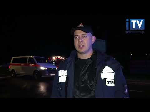 Rzecznik PSP Piaseczno o pożarze magazynu w Konstancinie Jeziornie