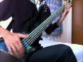 korn right now bass cover 