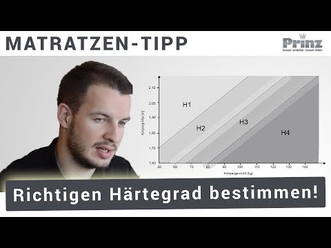 Härtegrad Matratze - Wie wähle ich den richtigen Matratzen Härtegrad aus?